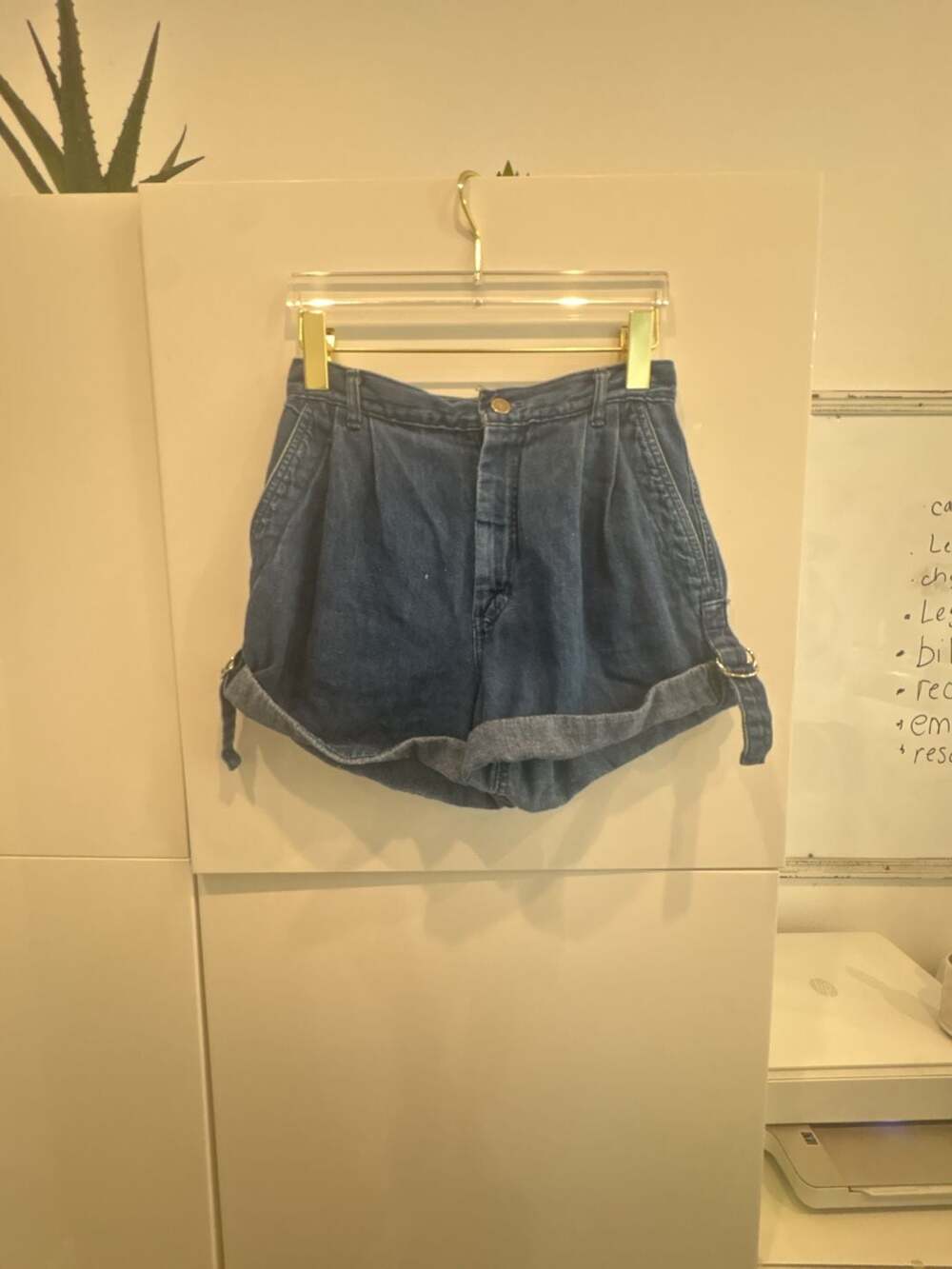 Vintage Landlubber Pleated Denim Shorts Size 26